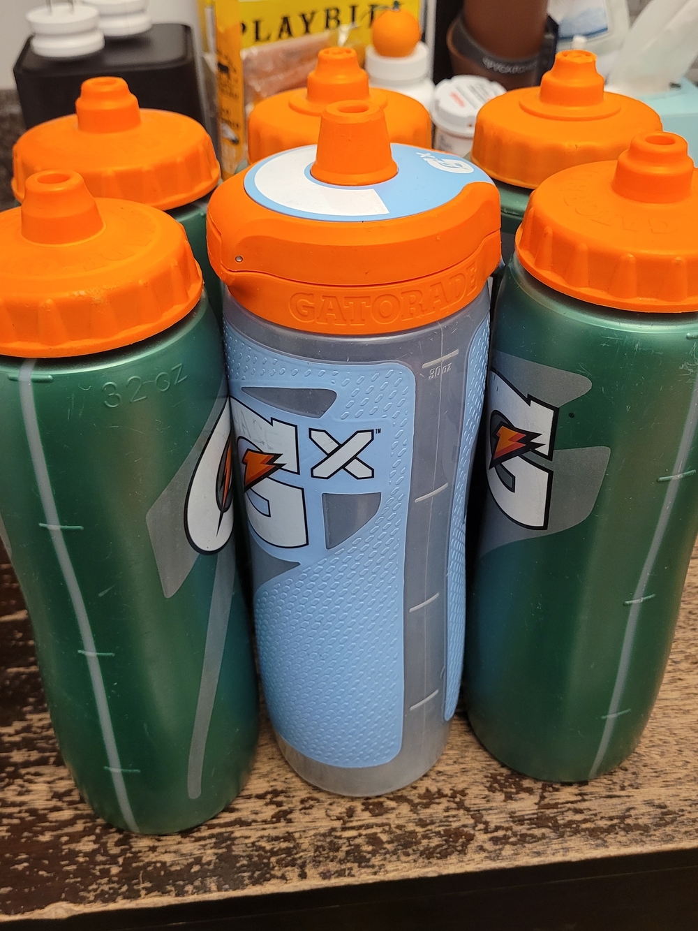 Gatorade Sports Bottle Set - 6 (1 Uses The Pod) Bpa Free 30 Oz
